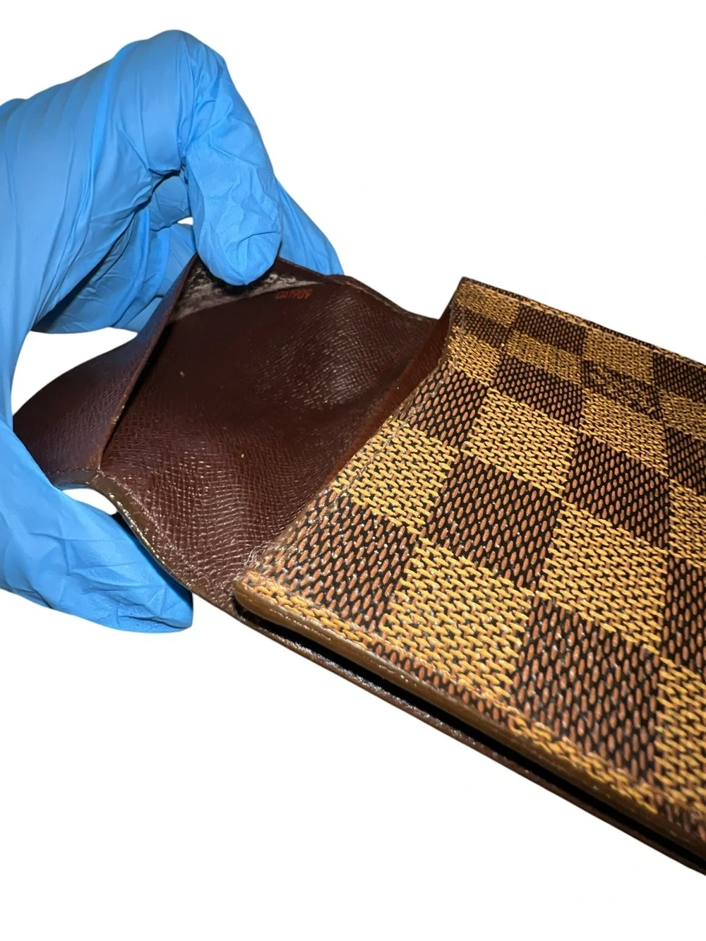 Louis Vuitton Brown Damier Ebene Checkered Men's Wallet